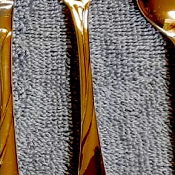 ⭐️FARBERWARE "NICOLE GOLD" GOLD ELECTROPLATED SWIRL FLATWARE ELEGANT & LIGHT⭐️ - Picture 5 of 5